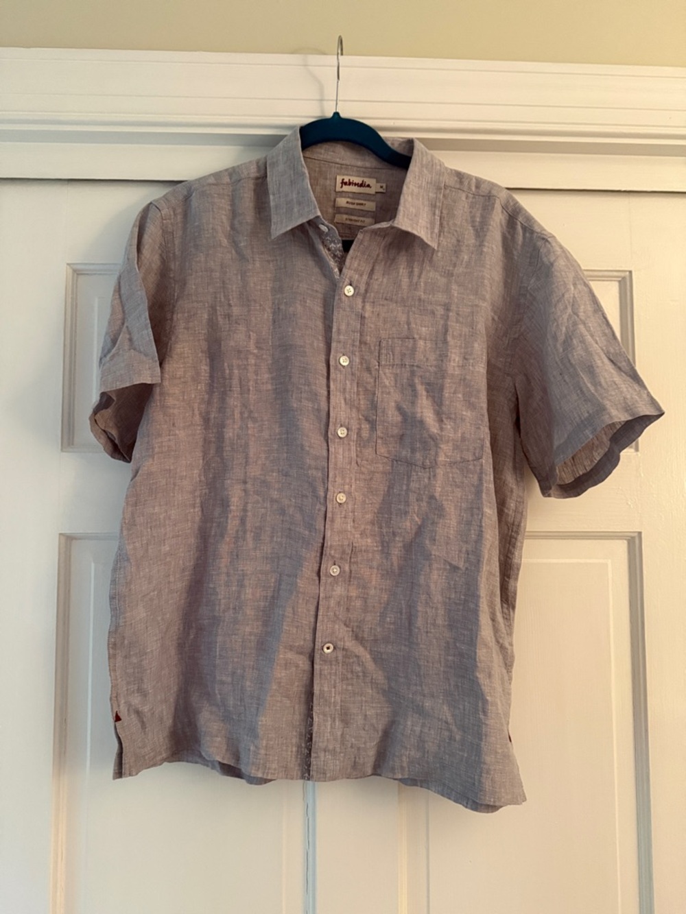 Short Sleeve Linen Shirt